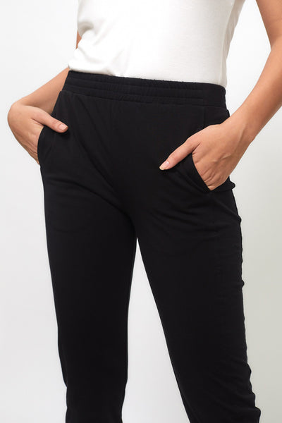 Unisex Workwear Stretch-Pants Slim Line Black/carbon-Daiber