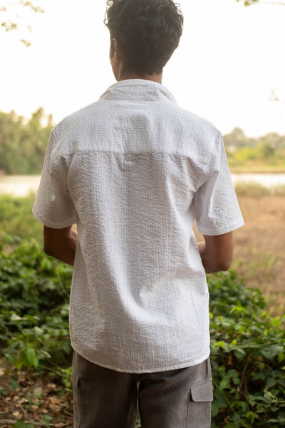 The Seersucker Notched Shirt | Creatures of Habit