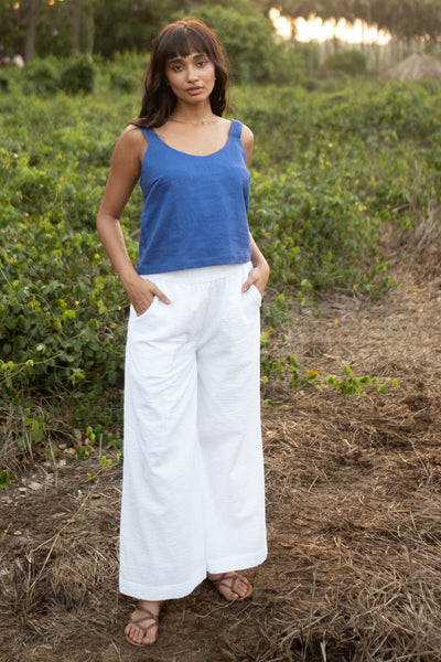 The Seersucker Oversized Pants | Creatures of Habit