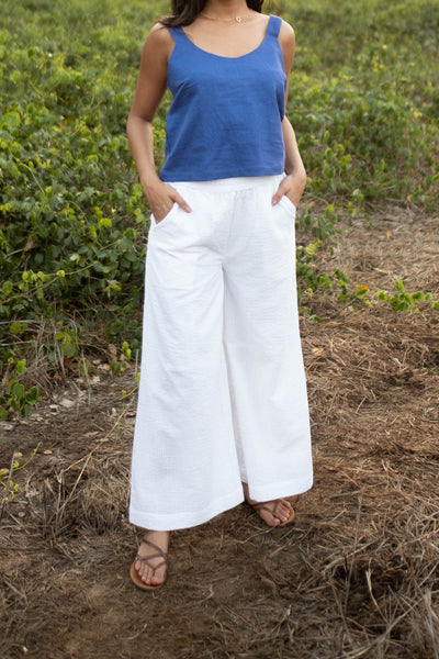 The Seersucker Oversized Pants | Creatures of Habit