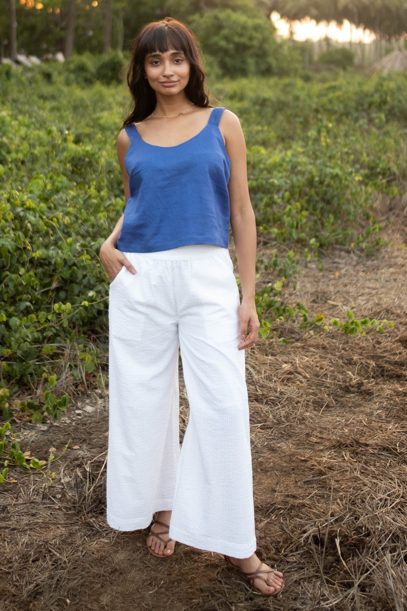 The Seersucker Oversized Pants | Creatures of Habit