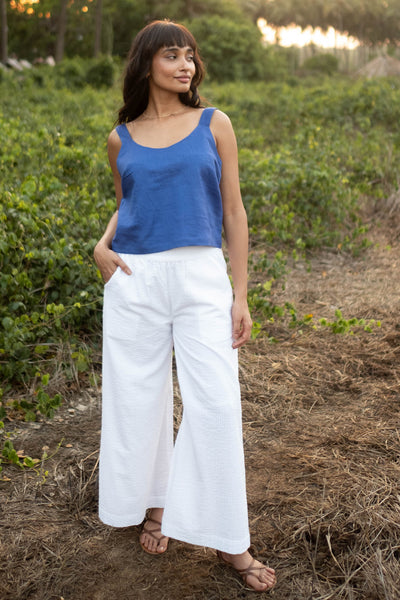 The Seersucker Oversized Pants | Creatures of Habit