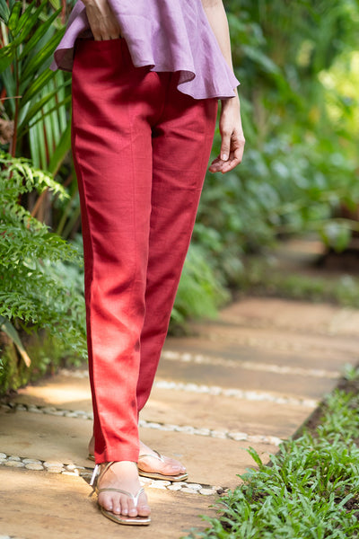 Relaxed High Waist Linen Trousers | Linen trousers, Wonderful clothes,  Fashion story
