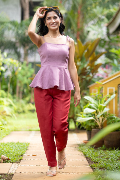 The Linen Peplum Top | Creatures of Habit