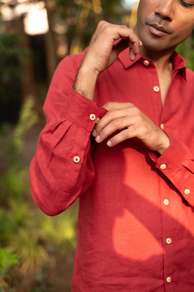 The Linen Pocketless Shirt | Creatures of Habit