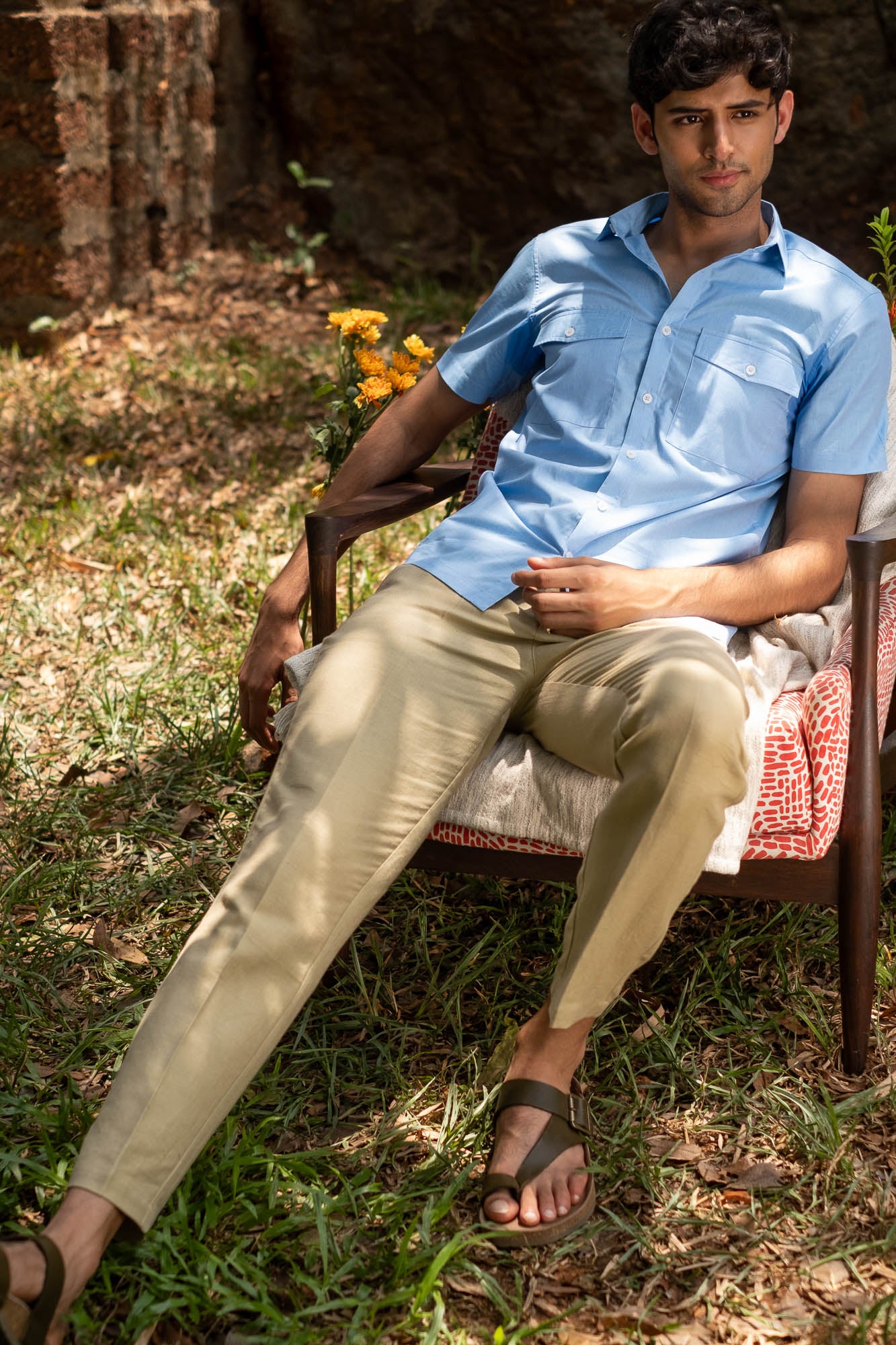 The Egyptian Cotton Double Pocket Shirt | Short Sleeve | Creatures of Habit