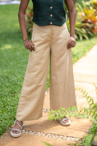 The Hemp Twill Flared Pants | Creatures of Habit