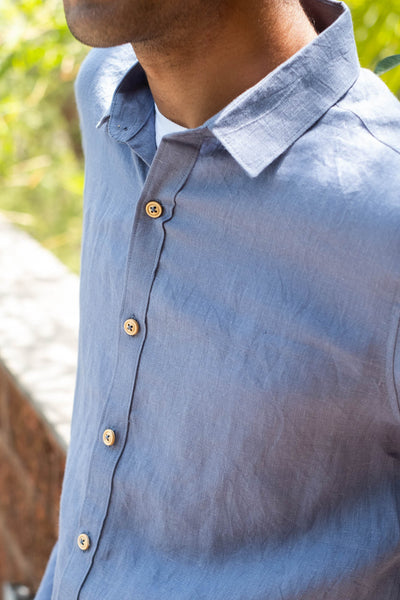 The Linen Pocketless Shirt | Creatures of Habit