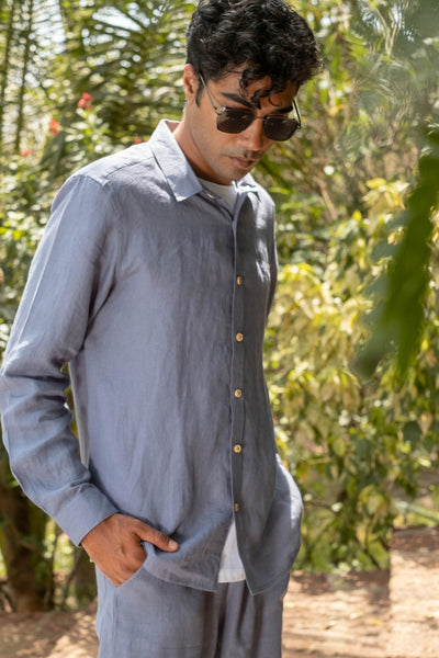 The Linen Pocketless Shirt | Creatures of Habit