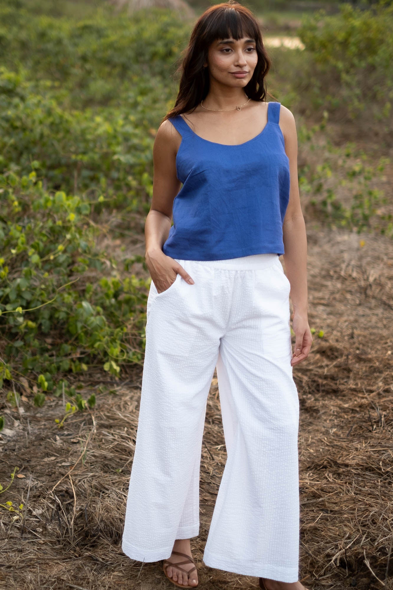 The Seersucker Oversized Pants | Creatures of Habit