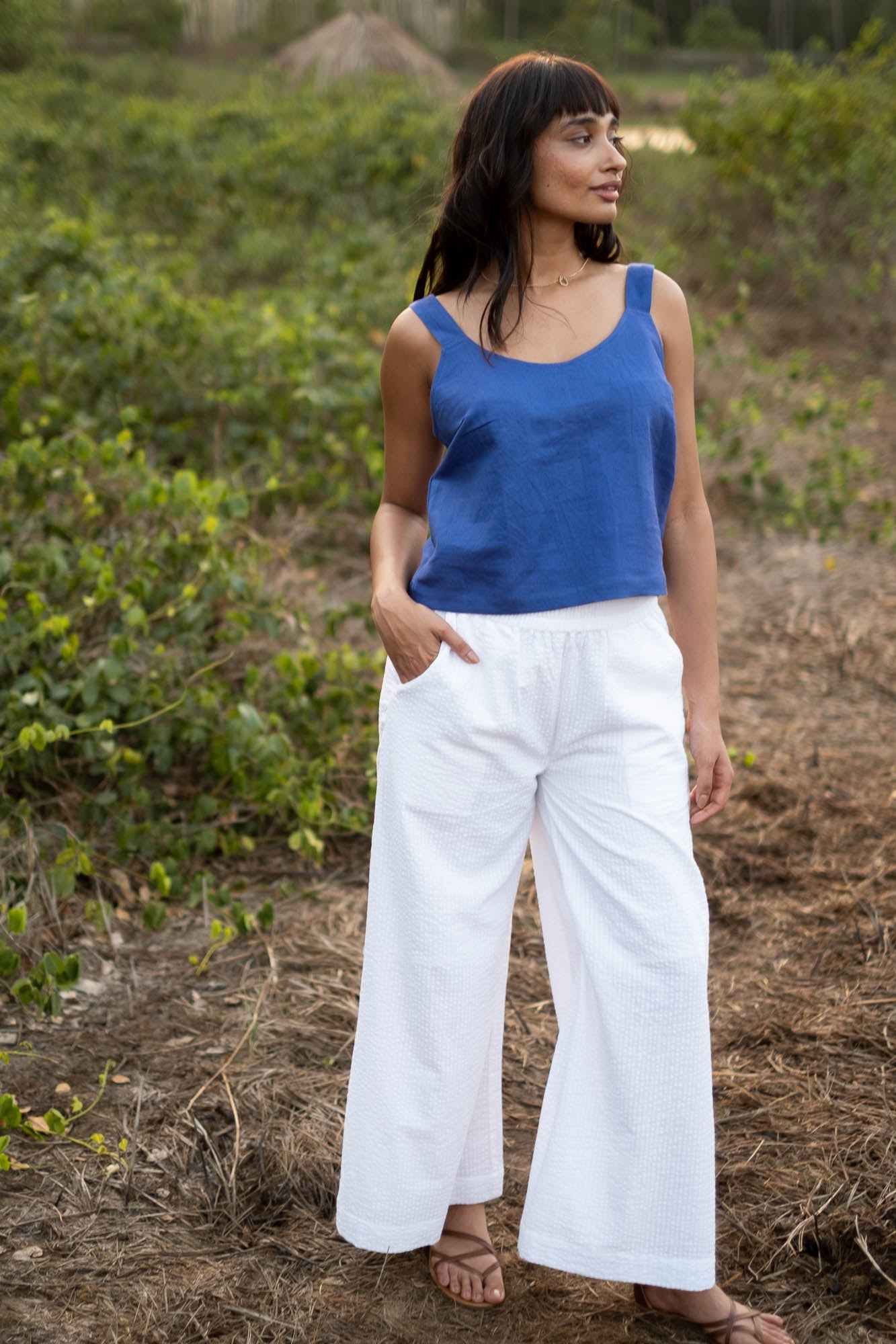 The Seersucker Oversized Pants | Creatures of Habit