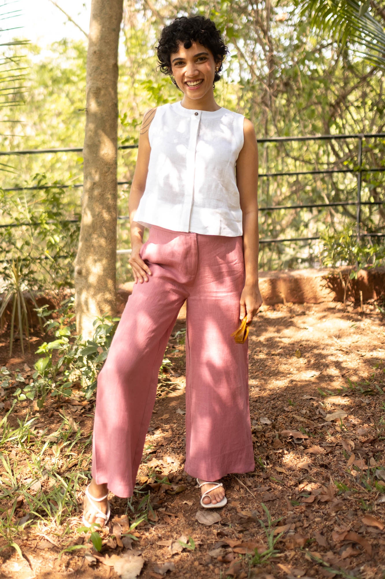 The Linen Wide Leg Pants | Creatures of Habit