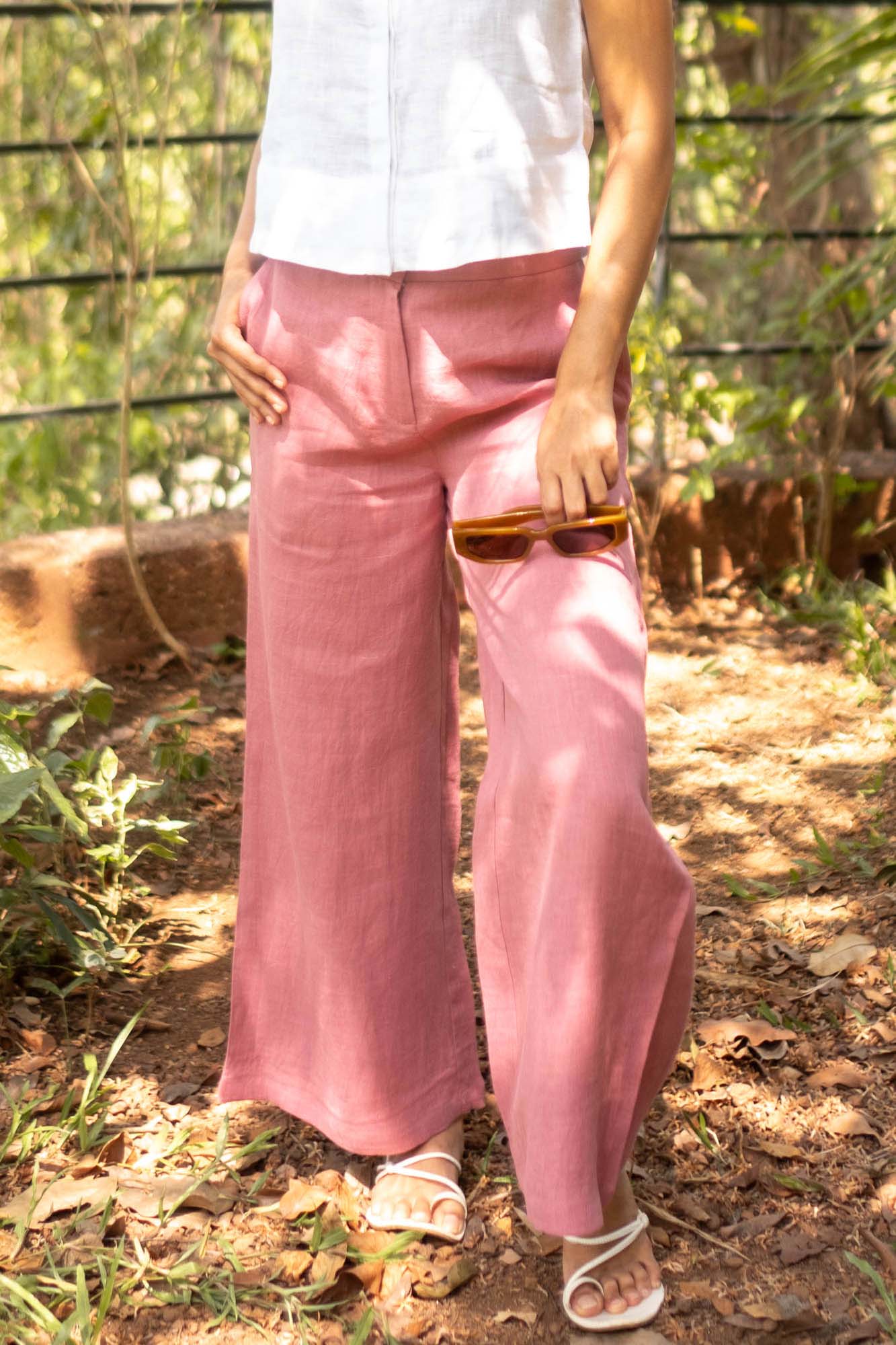 The Linen Wide Leg Pants | Creatures of Habit