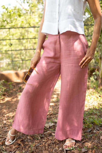 The Linen Wide Leg Pants | Creatures of Habit