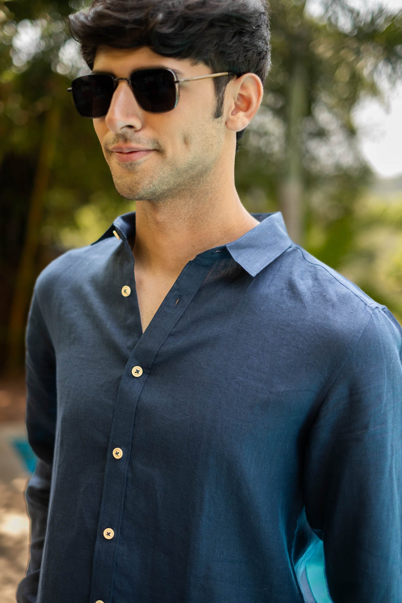 The Linen Pocketless Shirt | Creatures of Habit