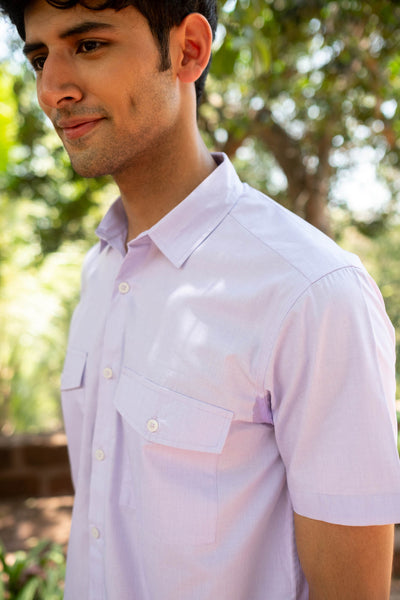 The Egyptian Cotton Double Pocket Shirt | Short Sleeve | Creatures of Habit