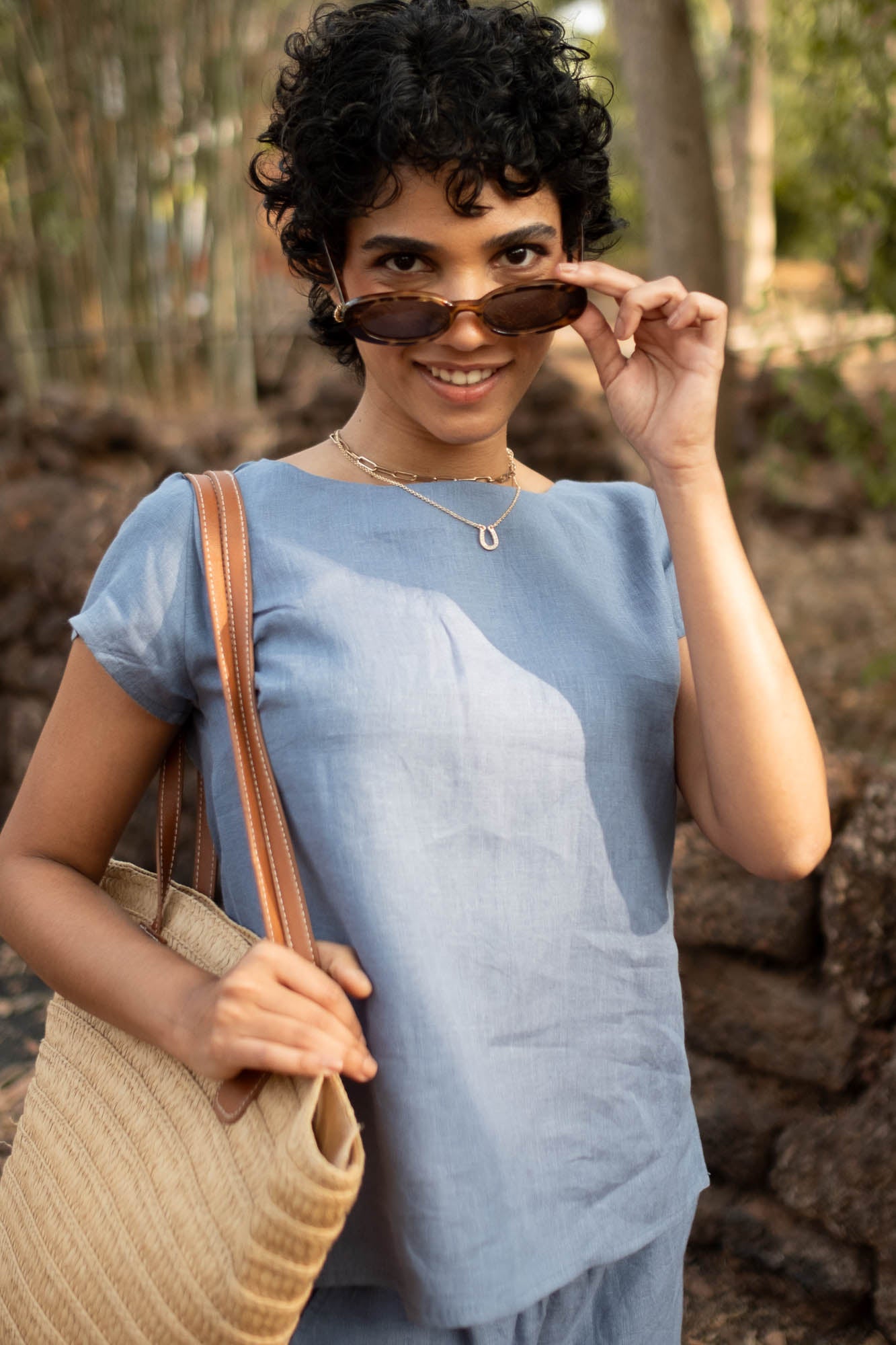 The Linen Boat Neck Top | Creatures of Habit