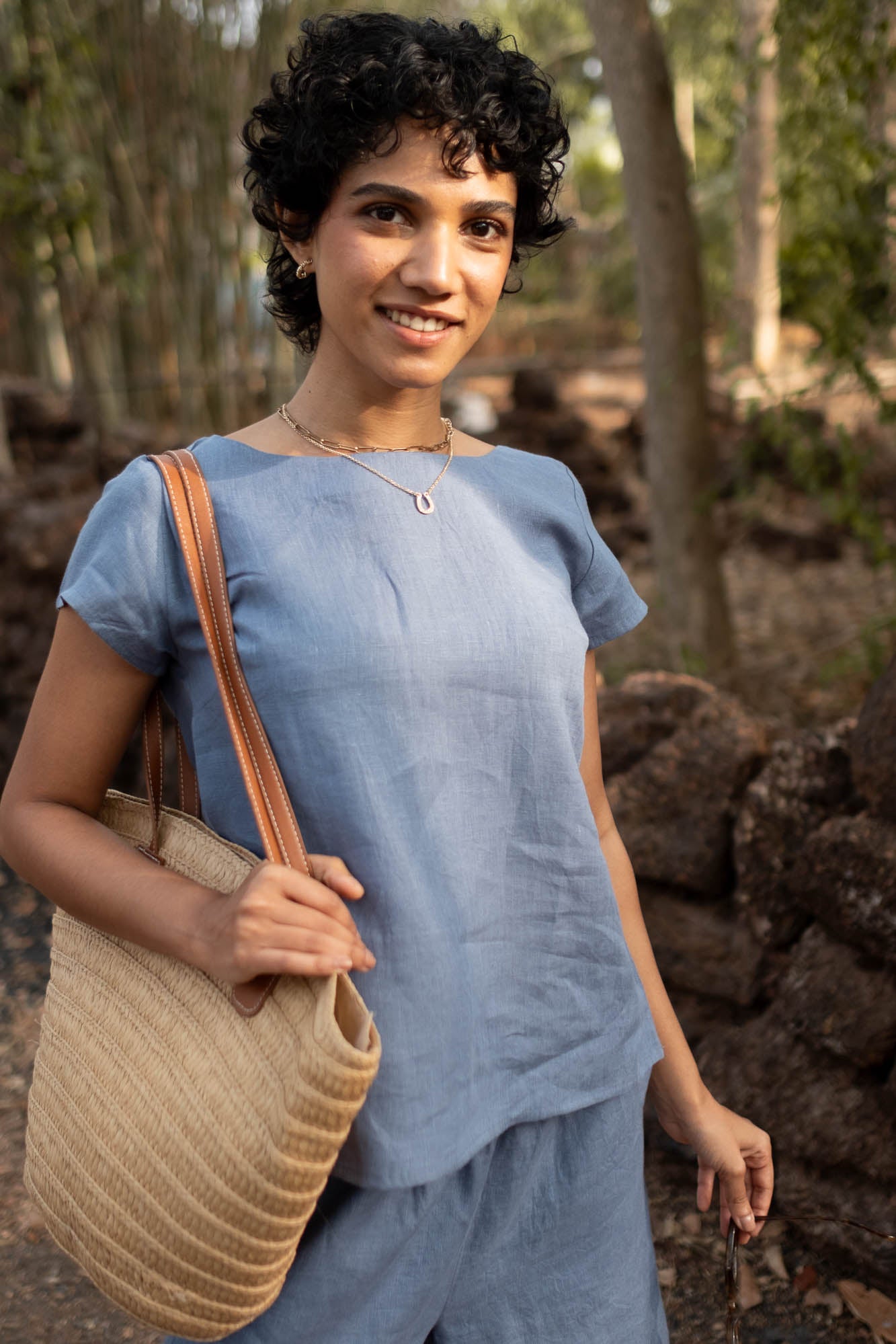 The Linen Boat Neck Top | Creatures of Habit