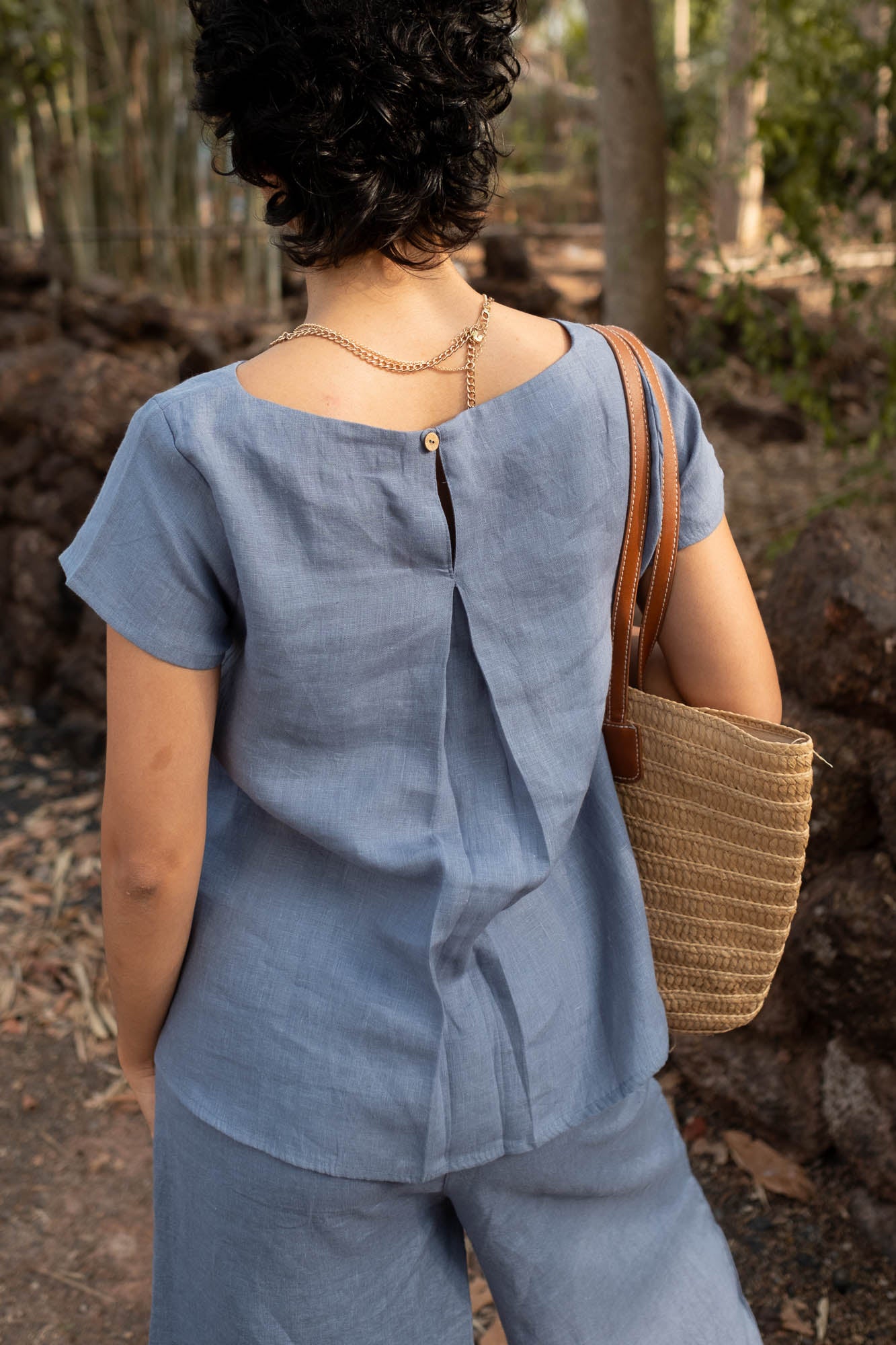 The Linen Boat Neck Top | Creatures of Habit