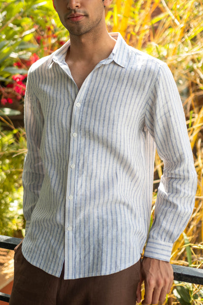 The Linen Pocketless Shirt | Creatures of Habit