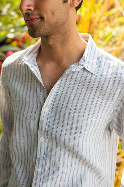 The Linen Pocketless Shirt | Creatures of Habit