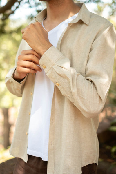 The Linen Pocketless Shirt | Creatures of Habit