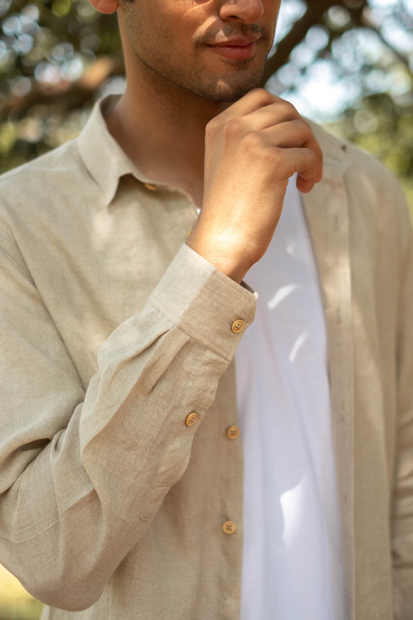 The Linen Pocketless Shirt | Creatures of Habit