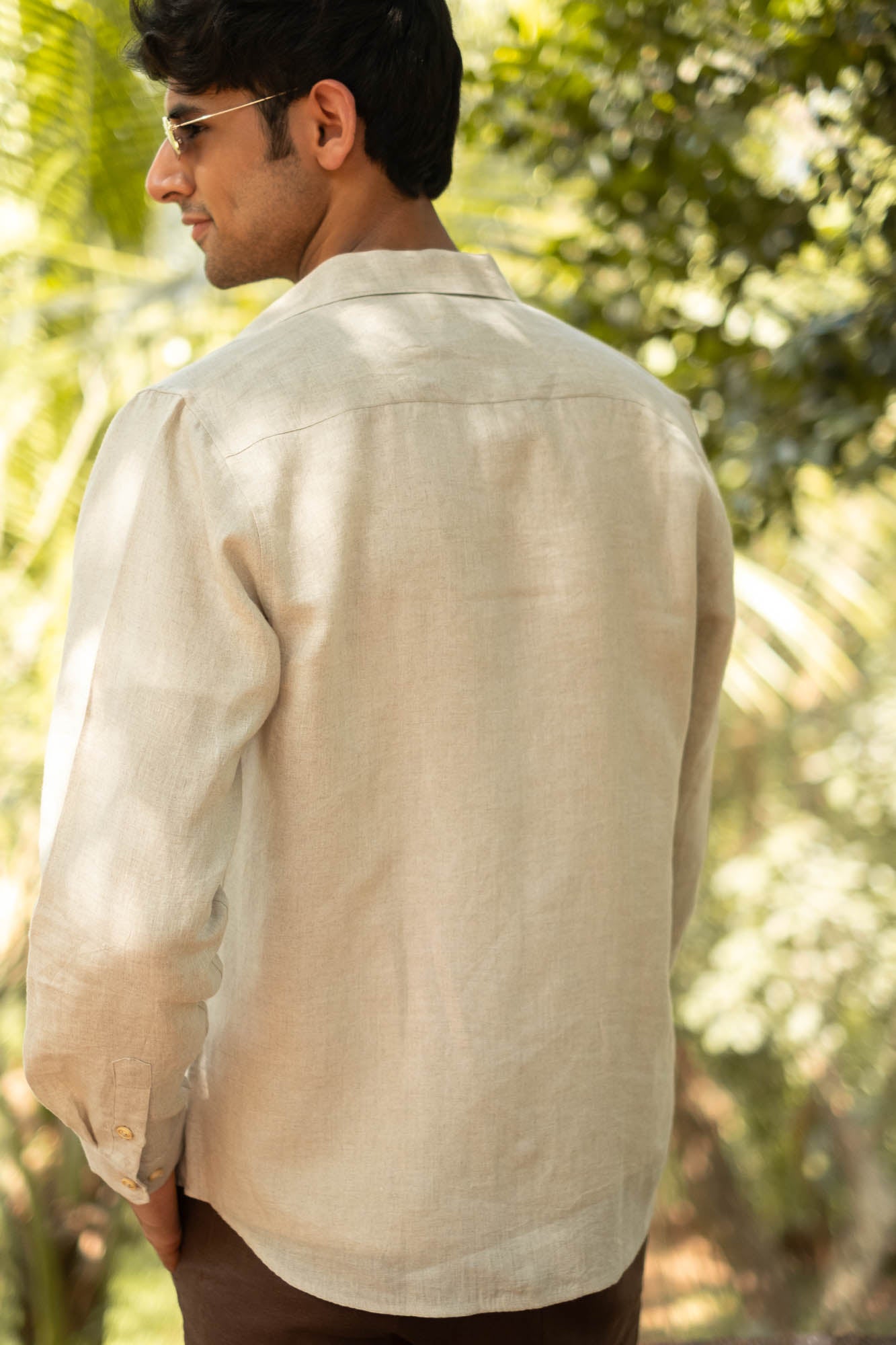 The Linen Pocketless Shirt | Creatures of Habit