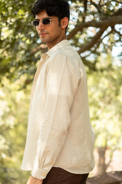 The Linen Pocketless Shirt | Creatures of Habit