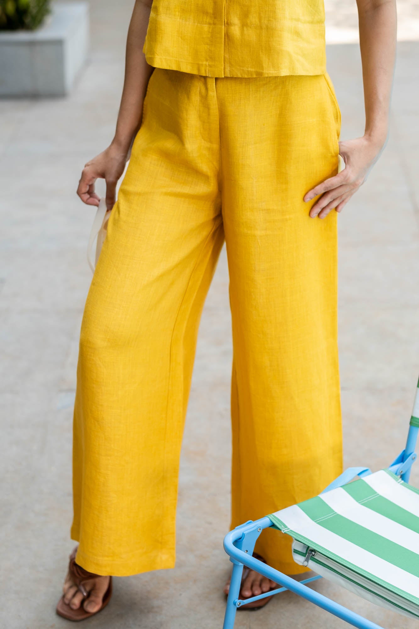 The Linen Wide Leg Pants | Creatures of Habit