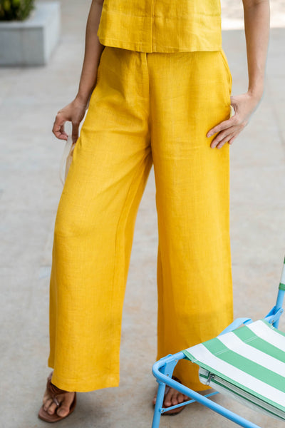 The Linen Wide Leg Pants | Creatures of Habit