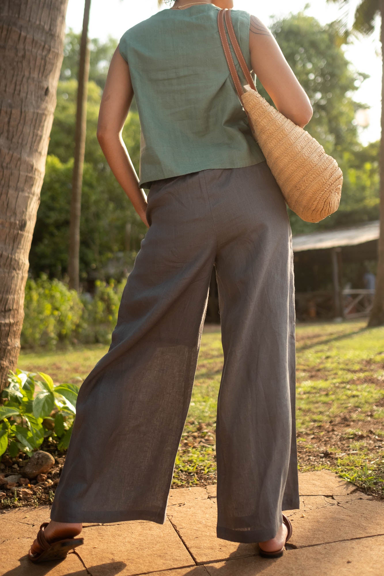 The Linen Oversized Pants | Creatures of Habit